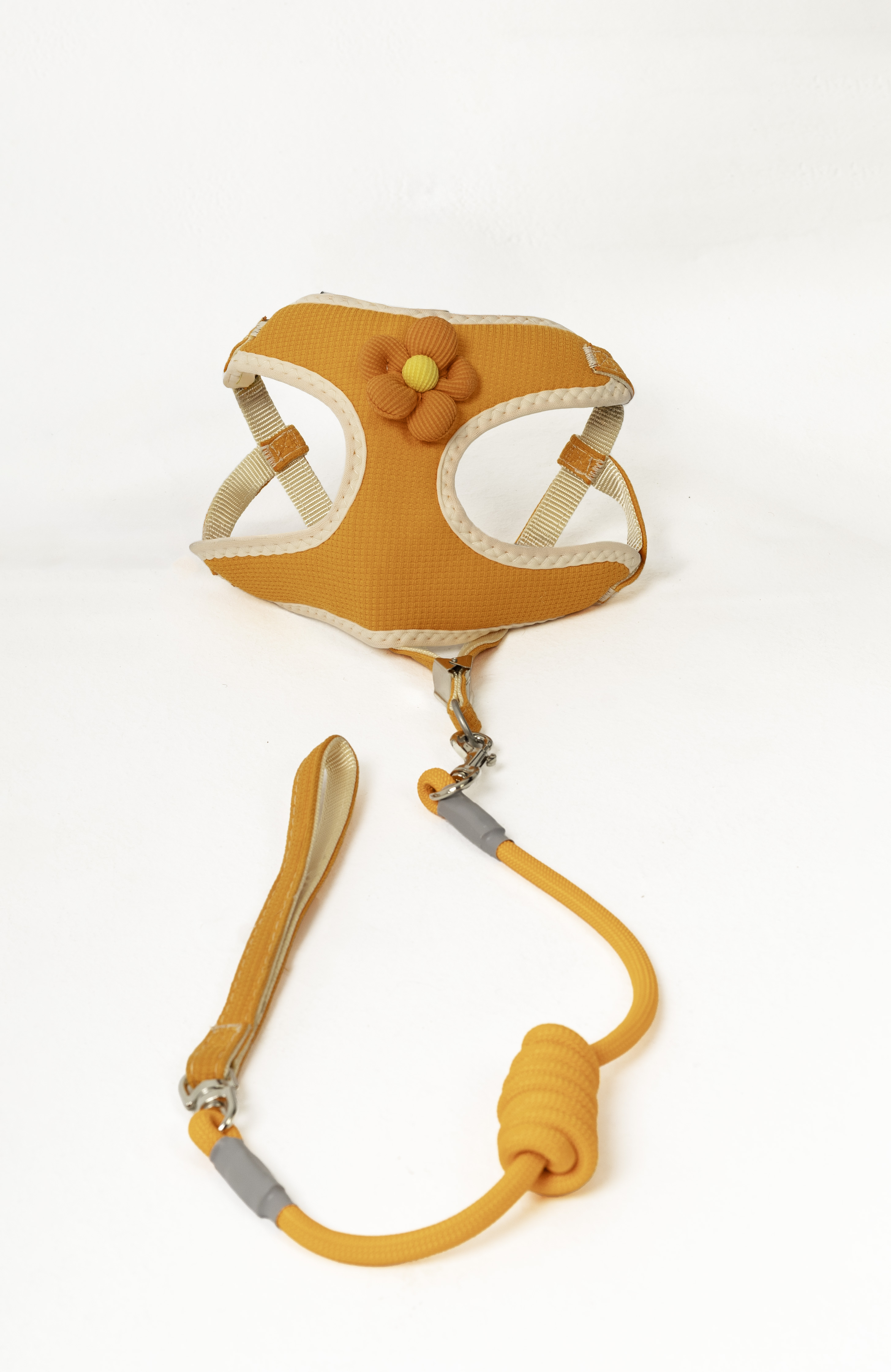 CUTE harness & leash WITH FLOWER 5