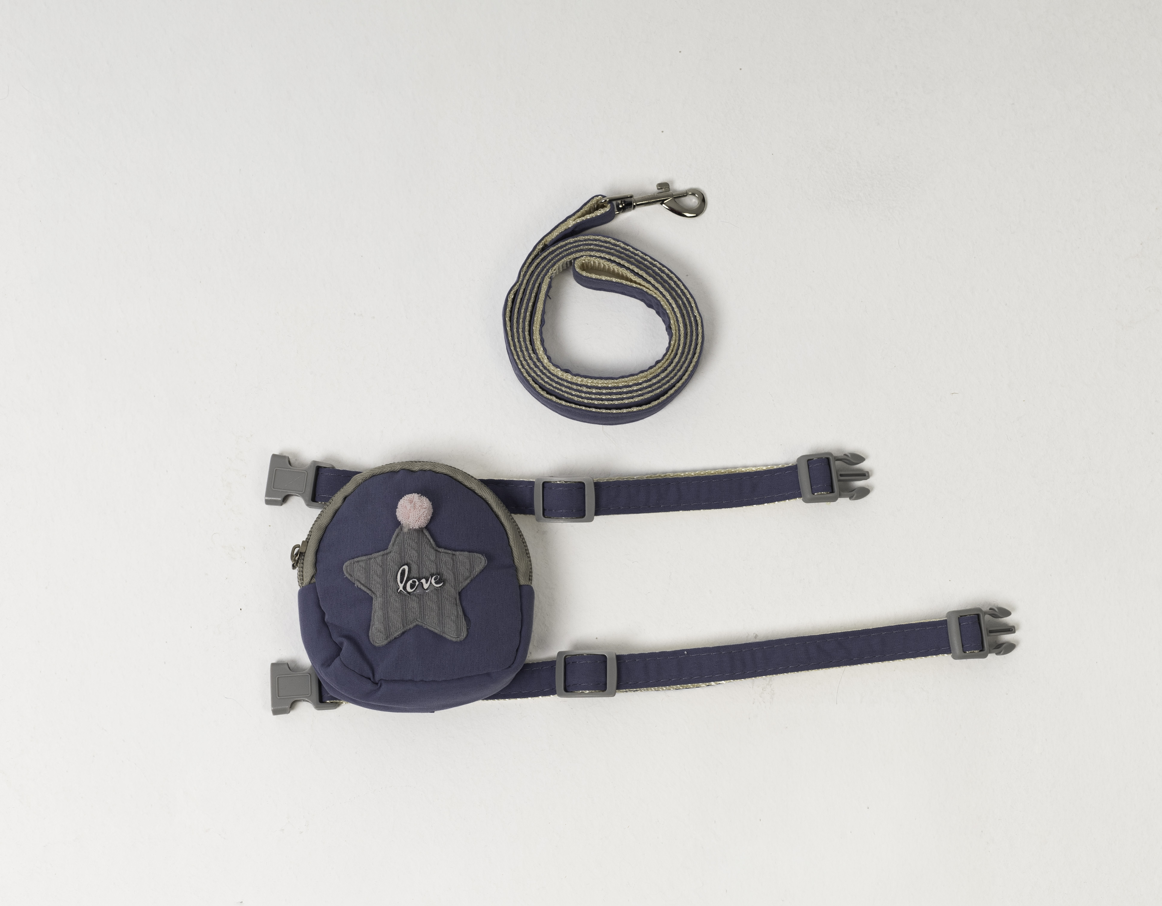 Pet Backpack star ,  for Cats And Dogs, Harness with Leash